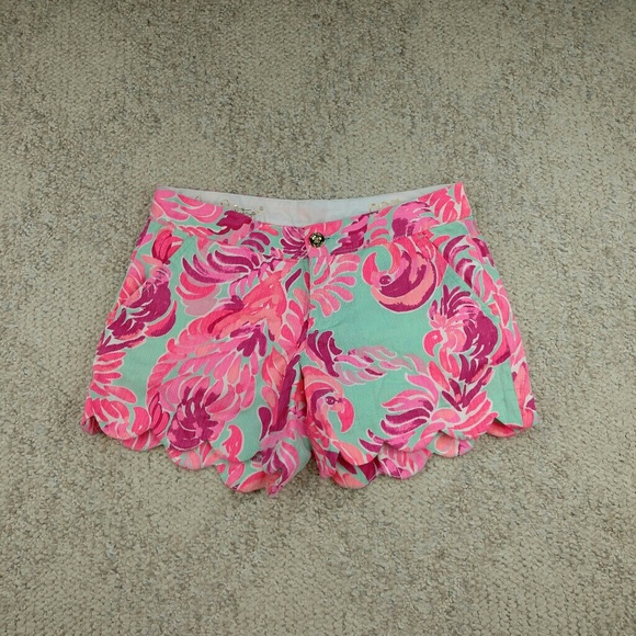 Lilly Pulitzer Pants - Lilly Pulitzer NWOT lovebirds buttercup shorts